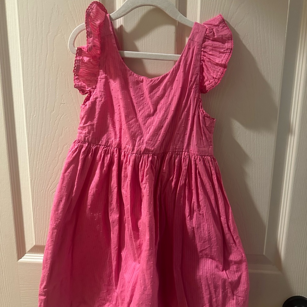 Pink Ruffled Kids Dress